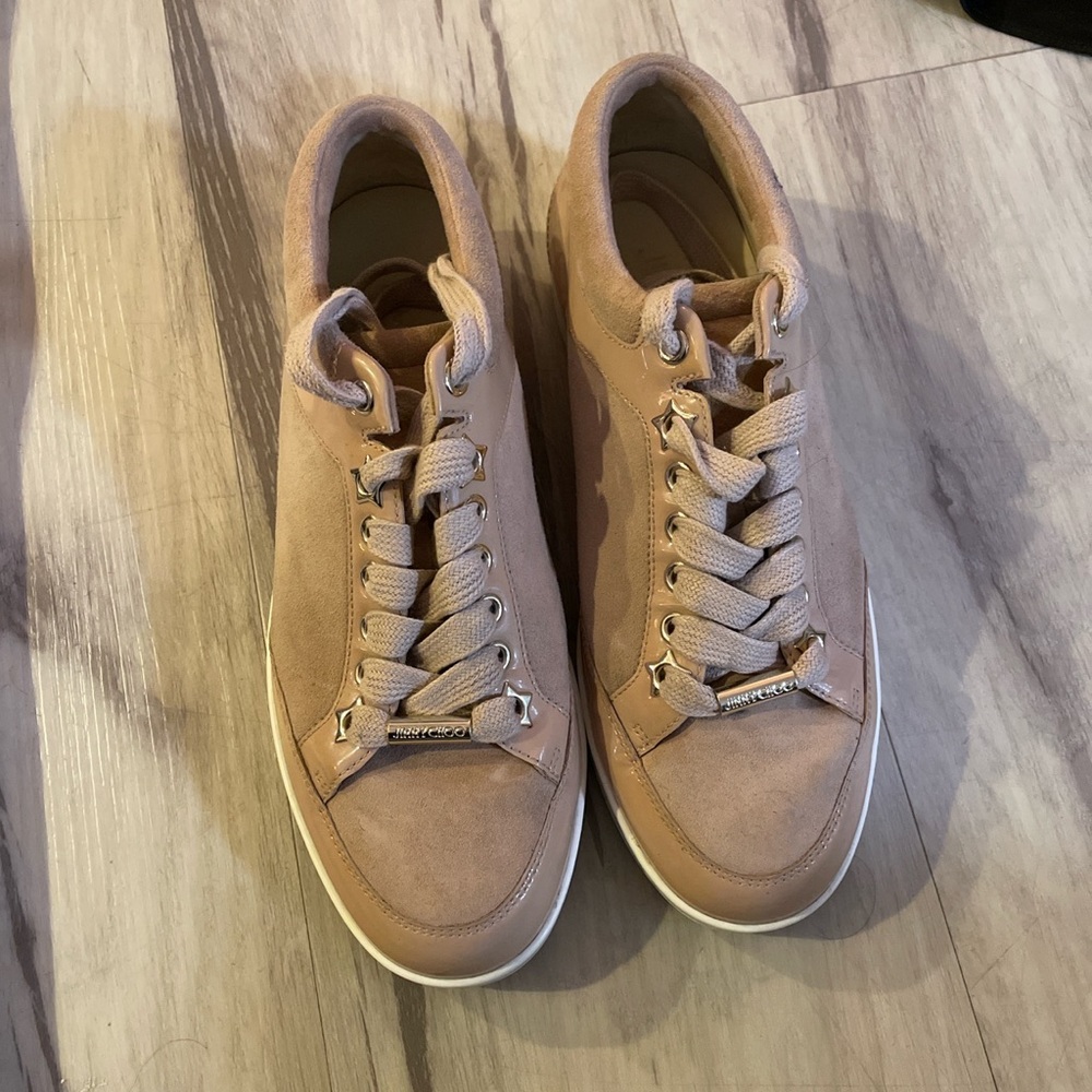 Jimmy Choo Miami suede trainers size 35